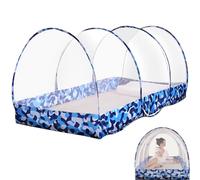 emergente para Camas - Malla de Alambre Plegable portátil con Base Diseño Plegable Cielo de Cama Niños Niñas Niños Uso Interior Exterior Dimensiones Setenta y Siete Pulgadas de Longitud Cuarenta
