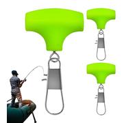 Emerillones de cuerda de pesca, conector de a presión de pesca - Equipo de pesca con conector a presión, 3 conectores para cordón de pesca, equipo de pesca, emerillones de de pesca, boa gi
