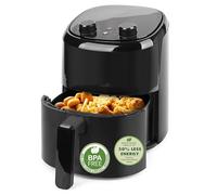 Emerio AirFryer Freidora de aire caliente, 2,2 l de volumen para 1 persona o como segundo dispositivo, freír con aire caliente sin aceite, freír más saludable, tacto fresco, libre de BPA,
