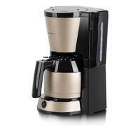 EMERIO Cafetera de filtro con termo de 1L (acero inoxidable) | máx. 8 tazas por paso | filtro giratorio | tapón de goteo | filtro permanente in pagado automático | 900 W | CME-131036.3