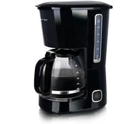 Emerio Cafetera de filtro grande, jarra de cristal de 1,5 l para hasta 12 tazas de café fresco, filtro permanente extraíble, función antigoteo, 40 minutos de apagado automático, 750 W