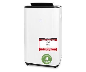 Emerio DH-129238 - Deshumidificador con R290, 30 l/día, parada automática cuando está lleno, tamaño de habitación de hasta 60 m², pantalla LED, temporizador, función de secado para ropa