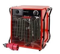 EMERIO FH-117330 Calentador de ventilador para habitaciones de hasta 150 m², IP24, potencia de 15000 W, elemento calefactor de acero inoxidable, 2 niveles de calor, termostato ajustable, protección