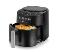 EMERIO Freidora de aire caliente digital grande Emerio, TOP AirFryer, fritura sin aceite adicional, volumen de 4,5 litros, 8 programas automáticos, tacto frío, calentamiento rápido, 1300 vatios