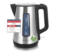 EMERIO Hervidor de doble pared con carcasa Cool-Wall 1.7L 2200 Watt Apagado automático con elemento calefactor de acero inoxidable Apertura de la tapa con solo presionar un botón
