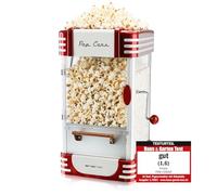 Emerio Máquina de Palomitas de maíz POM-120650, Recipiente Antiadherente también Apto para Palomitas de maíz Dulces o saladas, 360 vatios, Grande