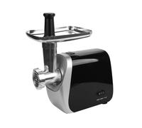 Emerio MG-130207 - Picadora de carne eléctrica (3 insertos de carne fina/media/gruesa), accesorio para embutidos, accesorio para kebbe, accesorio para galletas para 4 moldes de galletas