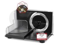 Emerio MS-125000.1 - Cortador de acero inoxidable (ajustable 0-17 mm, sin BPA, plegable, con interruptor de seguridad, Eco 100 W, MS-125000.1), color negro