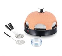 Emerio PO-115984 Horno para Pizza Eléctrico, Antiadherente, Incluye Espátulas y Cortapizzas, Libre de BPA, 1200W