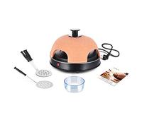 Emerio PO-115985 Horno para Pizza Eléctrico, Antiadherente, Incluye Espátulas y Cortapizzas, Libre de BPA, 900W