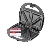 Emerio Double sandwich maker, BPA free, classic shape for triangular sandwich, e