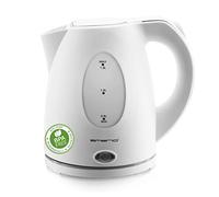Emerio WK-106468.13 - Hervidor de agua (1,3 L, 2200 W, sin BPA, apagado automático con protección en seco, base de 360°, incluye filtro de cal, color blanco)