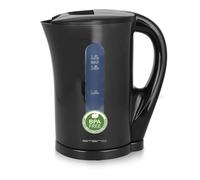 Emerio WK-123483 Hervidor básico de plástico, volumen de 1,7 L con interruptor de encendido/apagado iluminado, inalámbrico, apagado automático, protección contra sobrecalentamiento, filtro de