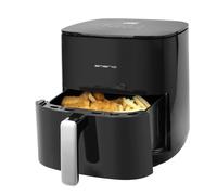 Emerio XL Freidora de aire con capacidad de 5L, para hasta 4 personas, nueva tecnología: dos resistencias de acero inoxidable (superior e inferior), 8 programas automáticos, 2000W, AF-131797.1