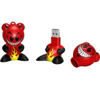 Emerson Funkeys fk609 - 1 GB USB 2.0 Unidad Flash esculpido (Rojo/Blanco)