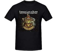 Emerson Lake Palmer Live at Royal Funny tee Shirts Black L