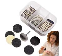 Emery Boards Nails, Professional Nail File, 60 Pieces Set, Home Accessory, Ideal for Friends, Kids, Seniors, Salon, Pedicure, Spa, Travel, Family, 2,5 x 2,5 x 0,1 cm