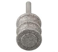 Emery Pet - Rueda de repuesto para pulidor de uñas eléctrico, 13 mm de diámetro, vástago de 3 mm, 7 mm de grosor, color plateado (para perros, gatos y S)