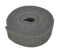 Emery - Rollo de estropajo abrasivo para limpieza de cocina, fregaderos, estufas y suelos de azulejos, 6 m de nailon gris (10 cm x 6 metros)