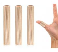 Emezddo Protectores de Dedos de 3 Piezas,Almohadillas Recortables para Puntera,Vendaje Tubular de Protección contra la Presión,Vendaje para Dedos,Ideal para Callos,Juanetes(Tamaño Mediano)