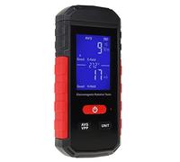 EMF - Detector de radiación electromagnético EMF, medidor de temperatura con sonido y alarma de luz para caza de fantasmas, detección de radiación EMF