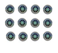 EMF Pegatinas Protectoras,12 Piezas Pegatinas de Protección Contra Radiaciones para Teléfonos 2,8 cm Protección EMF Pegatinas para Dispositivos Electrónicos para Computadoras, Radios, Laptops