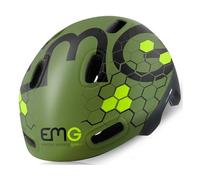 EMG HM 09 - Casco para Patinete y Bicicletas eléctricas, Ideal para Adultos y jóvenes, homologación CE, Powered by Givi, Talla M, Verde Militar