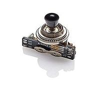 EMG Pickups »3-WAY B289 TOGGLE SWITCH - BLACK KNOB« Selector de pickup para guitarras eléctricas Gibson™-Style | 2 cables conexión (corto/largo) | Botón black