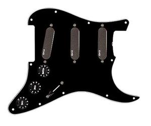 EMG Pickups »PRO SA - PICKGUARD SET - BLACK/BLACK« Pickguard/Pickup-Set Guitarra Eléctrica | PU: SA/SA/SA | PG: Black | PU: Black