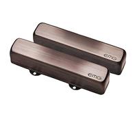 EMG Robert Trujillo Riptide J - Juego de pastillas para bajo, cromo negro cepillado (7120.00)