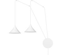 Emibig Abramo lámpara colgante 2x15 W blanco 159/2
