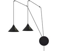 Emibig Abramo lámpara colgante 2x15 W negro 160/2