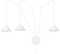 Emibig Abramo lámpara colgante 3x15 W blanco 159/3