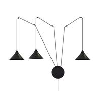Emibig Abramo lámpara colgante 3x15 W negro 160/3