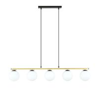 Emibig Allora lámpara colgante 4x W negro-oro 1254/5