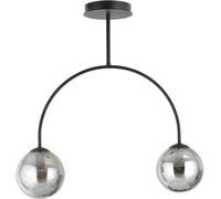 Emibig Archi lámpara de techo 2x10 W negro-ahumado 1287/2