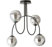 Emibig Archi lámpara de techo 4x10 W negro-ahumado 1287/4A