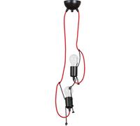 Emibig Bobi lámpara colgante 2x15 W negro-rojo 537/2