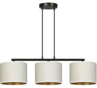 Emibig Hilde lámpara colgante 3x15 W blanco-negro-oro 1052/3
