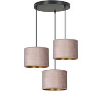 Emibig Hilde lámpara colgante 3x15 W negro-rosa-oro 1053/3PREM