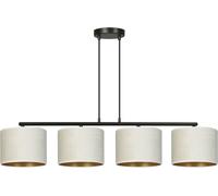 Emibig Hilde lámpara colgante 4x15 W blanco-negro-oro 1052/4