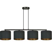 Emibig Hilde lámpara colgante 4x15 W negro-oro 1054/4