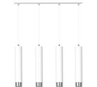 Emibig Kibo lámpara colgante 4x8 W blanco-cromo 641/4