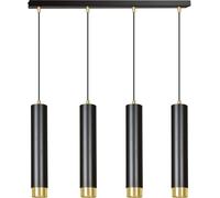 Emibig Kibo lámpara colgante 4x8 W negro-oro 644/4