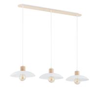 Emibig Kobe lámpara colgante 3x15 W blanco 1319/3