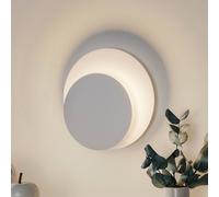 EMIBIG LIGHTING Aplique de pared Circle en forma redonda, blanco