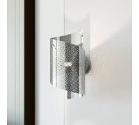 EMIBIG LIGHTING Aplique de pared Spiral, color cromo, metal, G9, 29 cm de altura