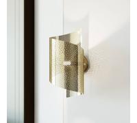 EMIBIG LIGHTING Aplique de pared Spiral, dorado, metal, G9, 29 cm de alto