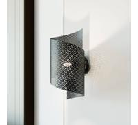 EMIBIG LIGHTING Aplique de pared Spiral, negro, metal, G9, 29 cm de altura