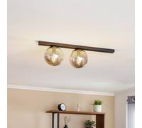 EMIBIG LIGHTING Lámpara de techo Fit, negro/grafito, 2 luces